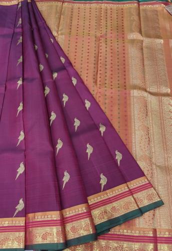 SAREES KPM SILK WITH BLOUSE