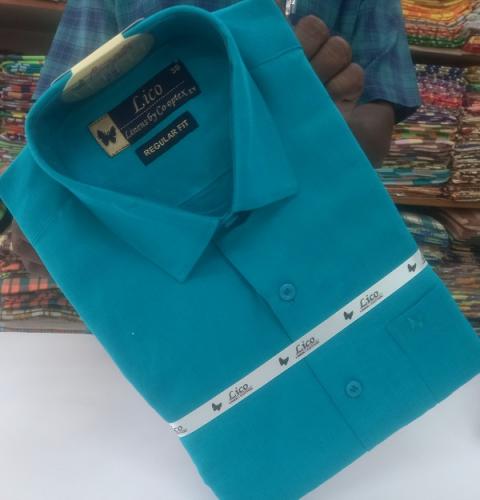 PL COTTON XLINEN DYED READYMADE SHIRT 38 FS