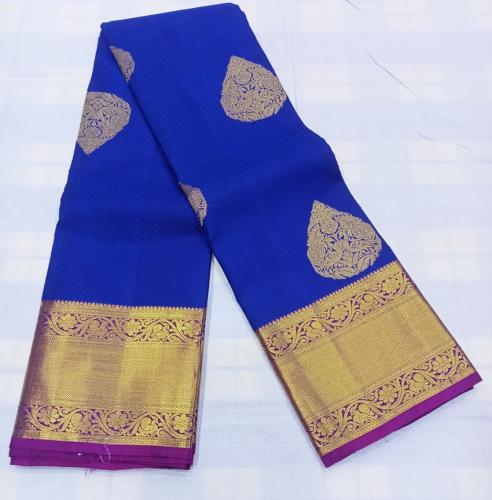 ARNI SILK HALF FINE ZARI SAREE WITH BLOUSE