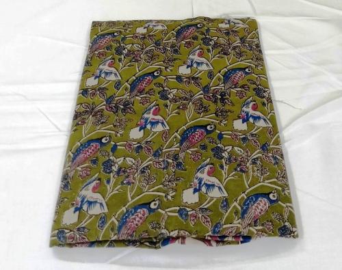 KALAMKARI PRINTED COTTON SAREE