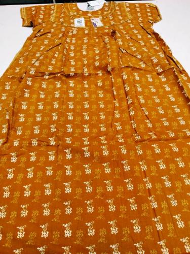 40S X 40S PL PRINTED COTTON NIGHTIES XXL SIZE