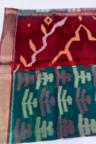 COTTON X KORA SILK TIE DYE SAREES CHINNLAPATTI