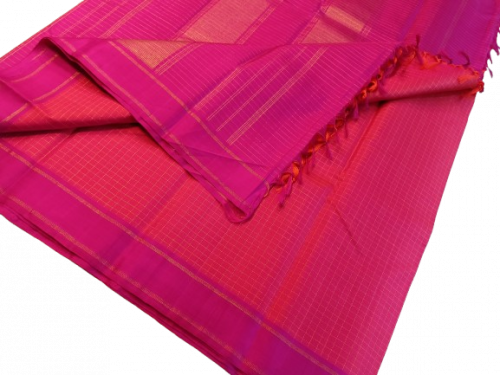 ARNI SILK HALF FINE ZARI SAREE WITH BLOUSE