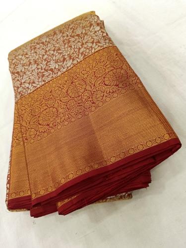 ARNI SILK HALF FINE ZARI SAREE WITH BLOUSE