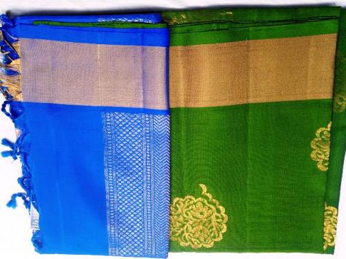 SOFT SILK SAREE WITH BLOUSE