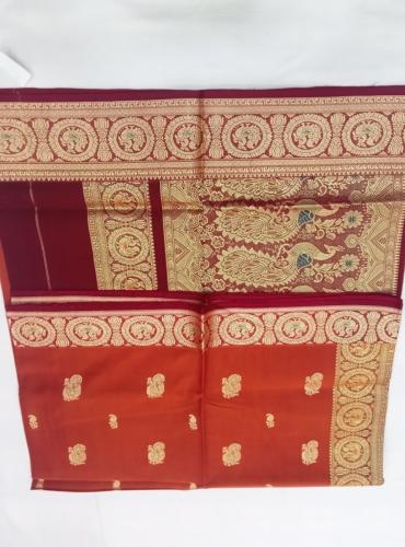 PMK BUMBERG COT SAREES WITH BLOUSE