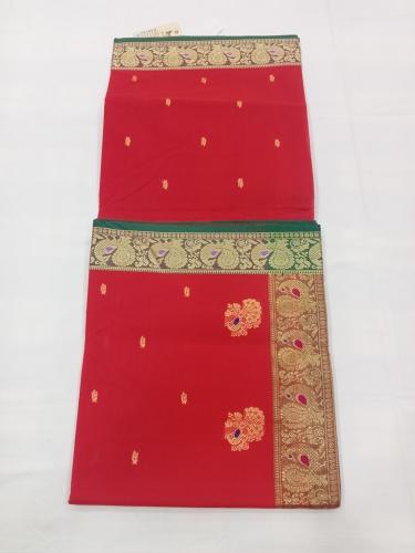 PMK BUMBERG COT SAREES WITH BLOUSE