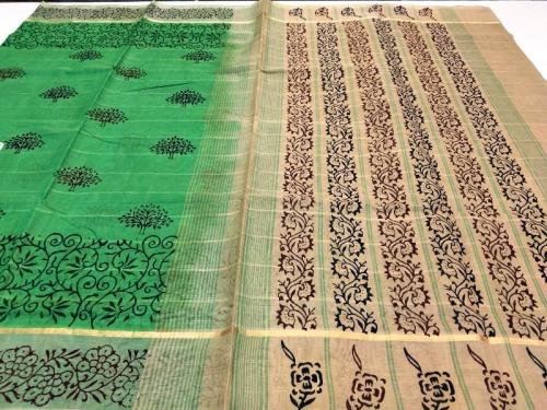 SALEM BLOCK PRINT COTTON SAREES
