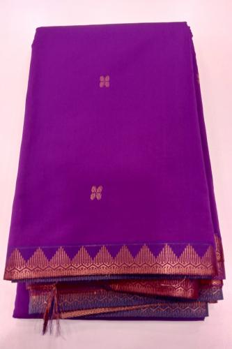 PL Salem Silk Finish Border Saree