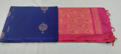 SOFT SILK SAREE WITH BLOUSE
