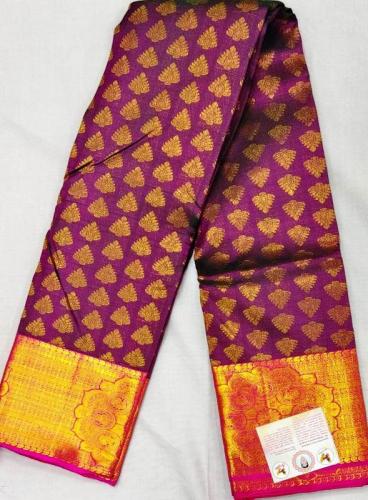 ARNI SILK HALF FINE ZARI SAREE WITH BLOUSE
